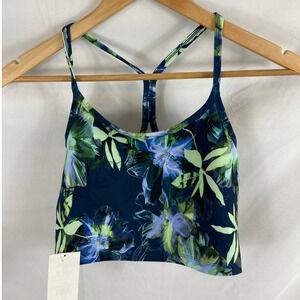 NWT X by Gottex tropical print sports bra size S
